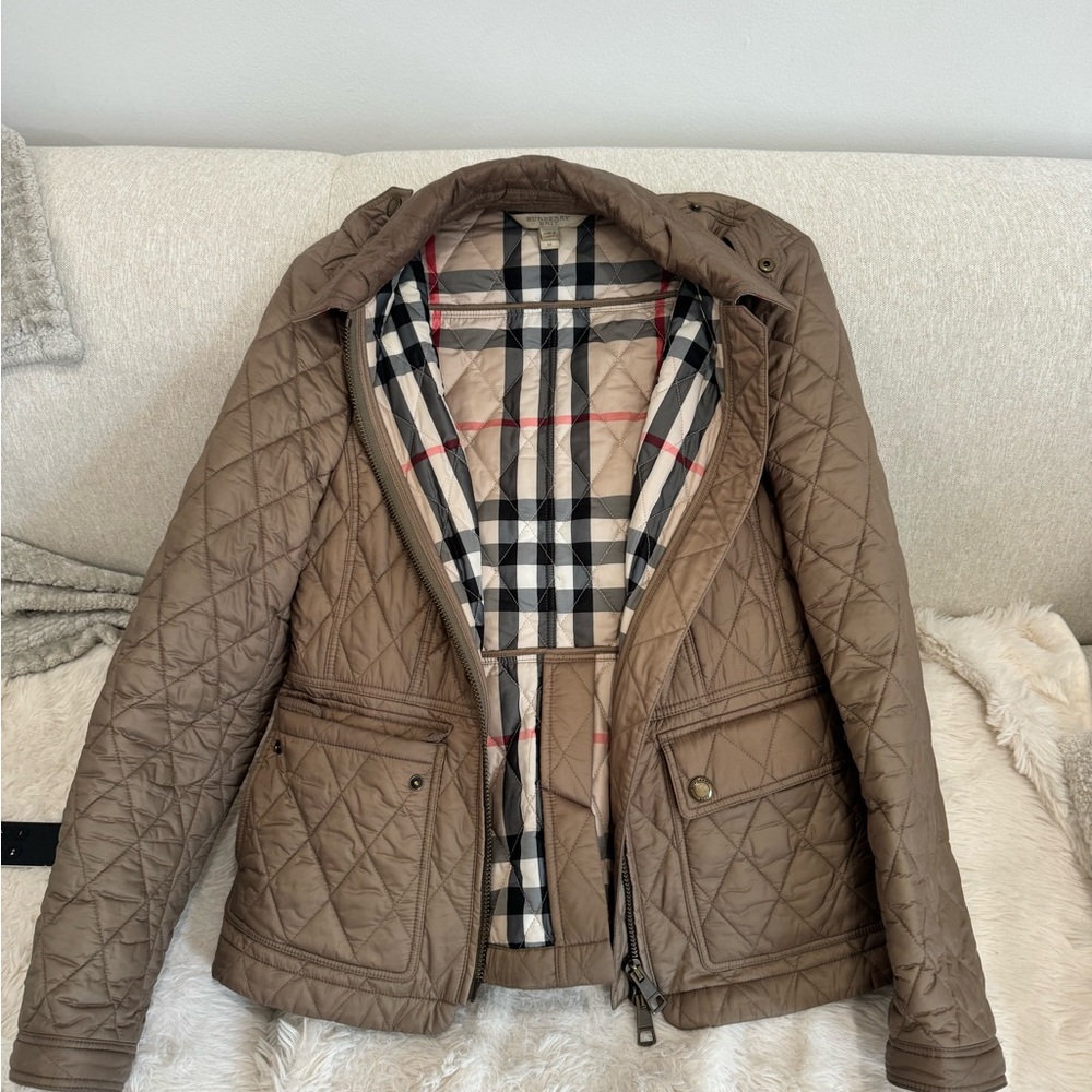 Authentic Burberry Brit quilted jacket